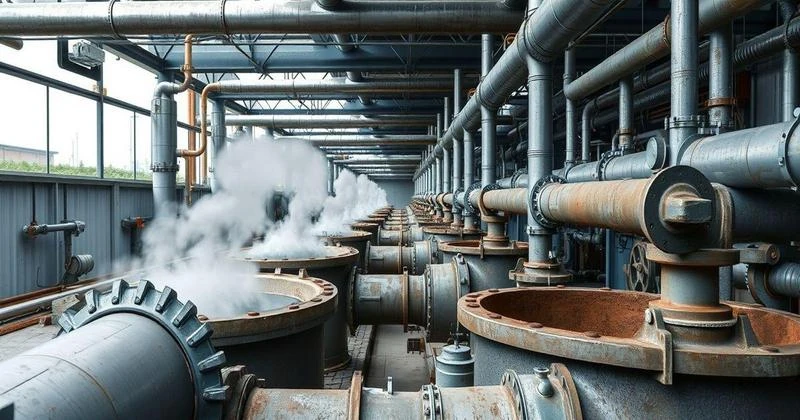 Instalação de purgadores de vapor