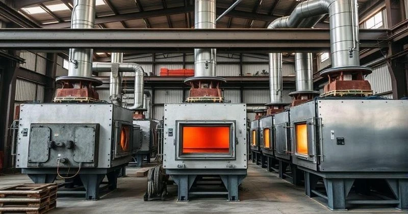 Montagem de fornos industriais